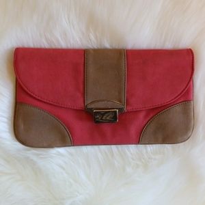Red and Brown Clutch